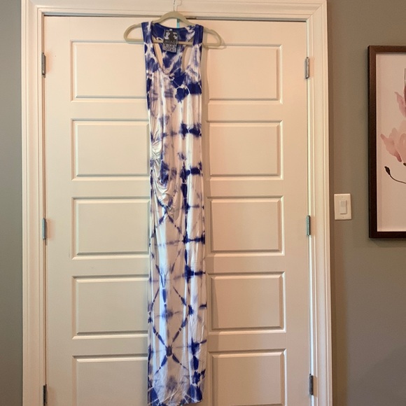 NEW Young Fabulous and Broke tie dye maxi dress XS extra Small - Picture 3 of 9